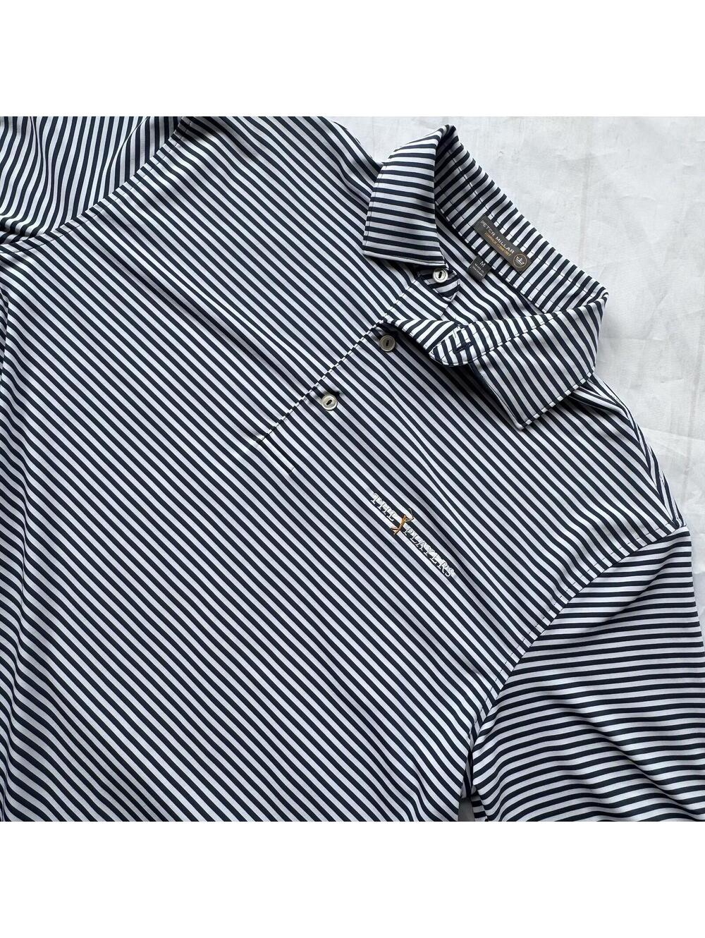 Peter Millar Summer Comfort THE PLAYERS Striped Golf Polo Shirt Men’s Medium TPC